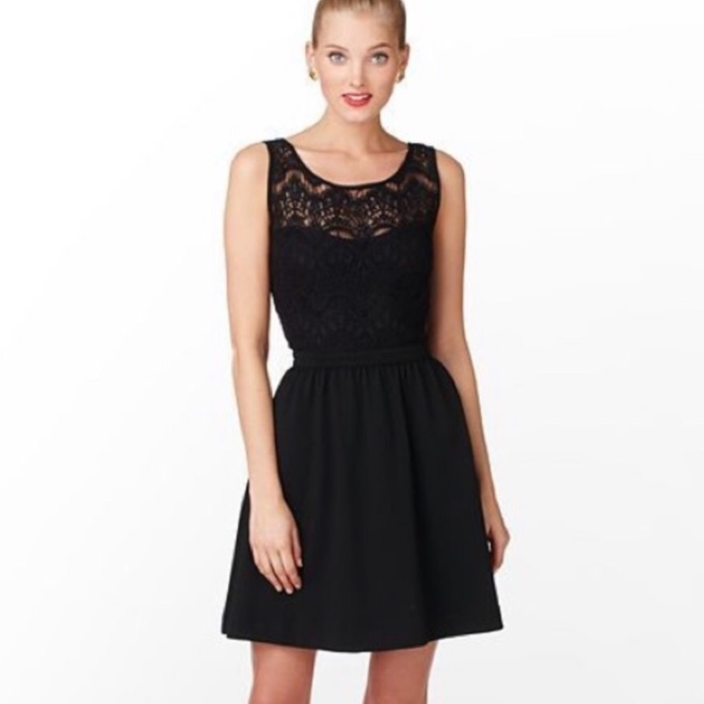 Lily Pulitzer Black lace dress